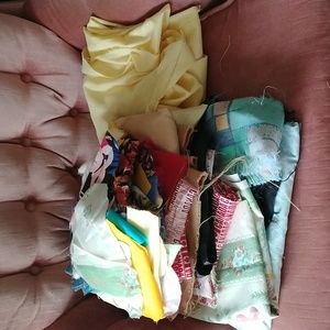 Pile of Scrap Fabric